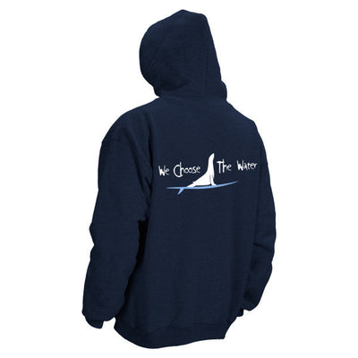 Adult Navy - We Choose The Water -  Pullover